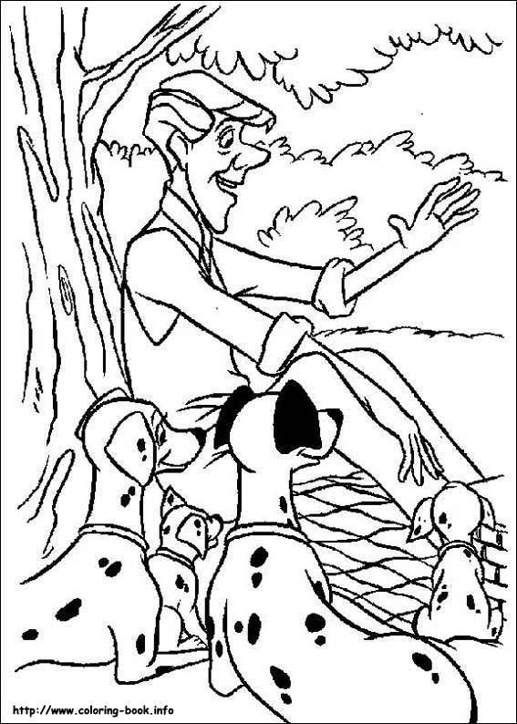 101 Dalmatians coloring picture